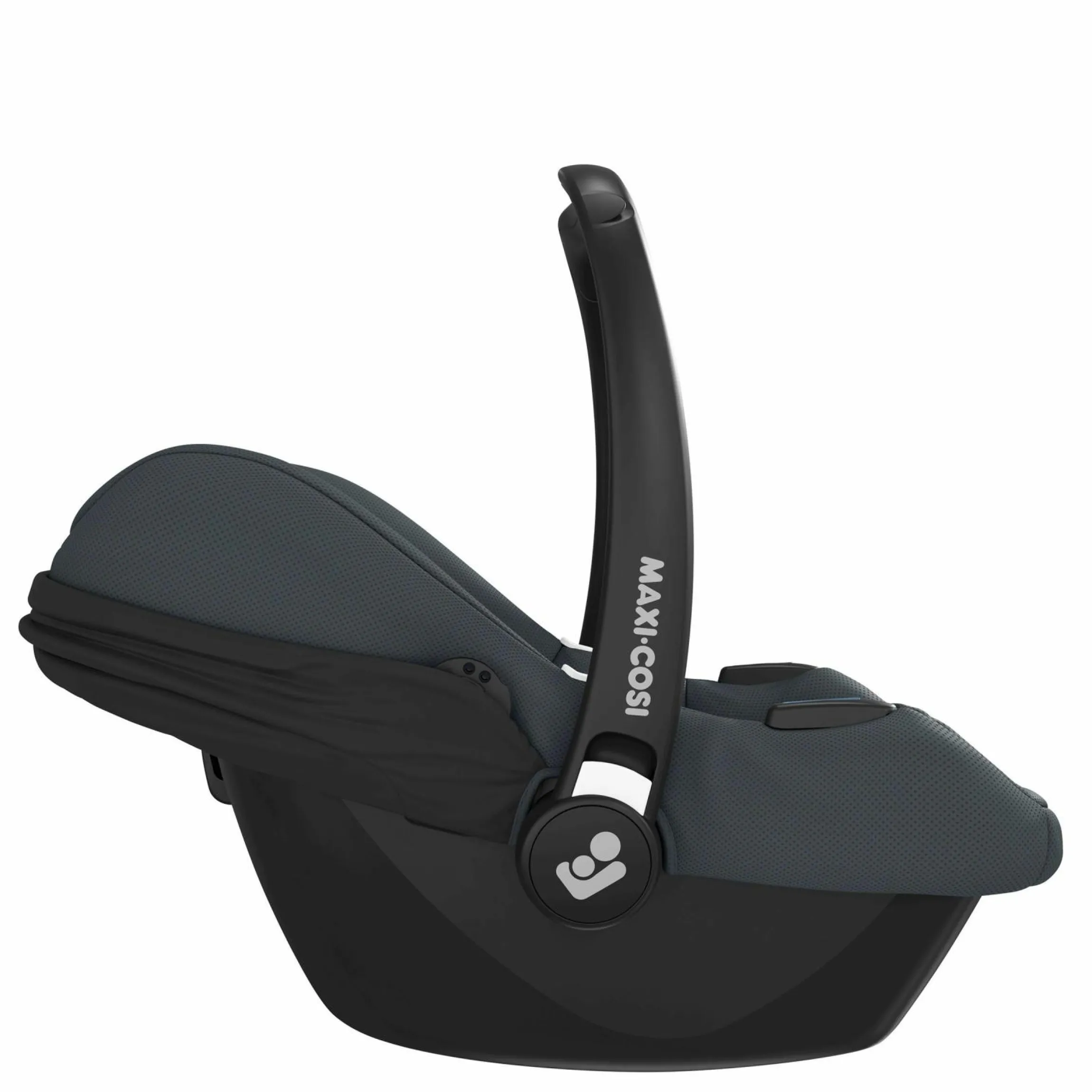 Babyschale CabrioFix i-Size ab Geburt-12 Monate (40-75 cm) inkl. Einschlagdecke & Schnullerbox - Essential Graphite - Kollektion 2025