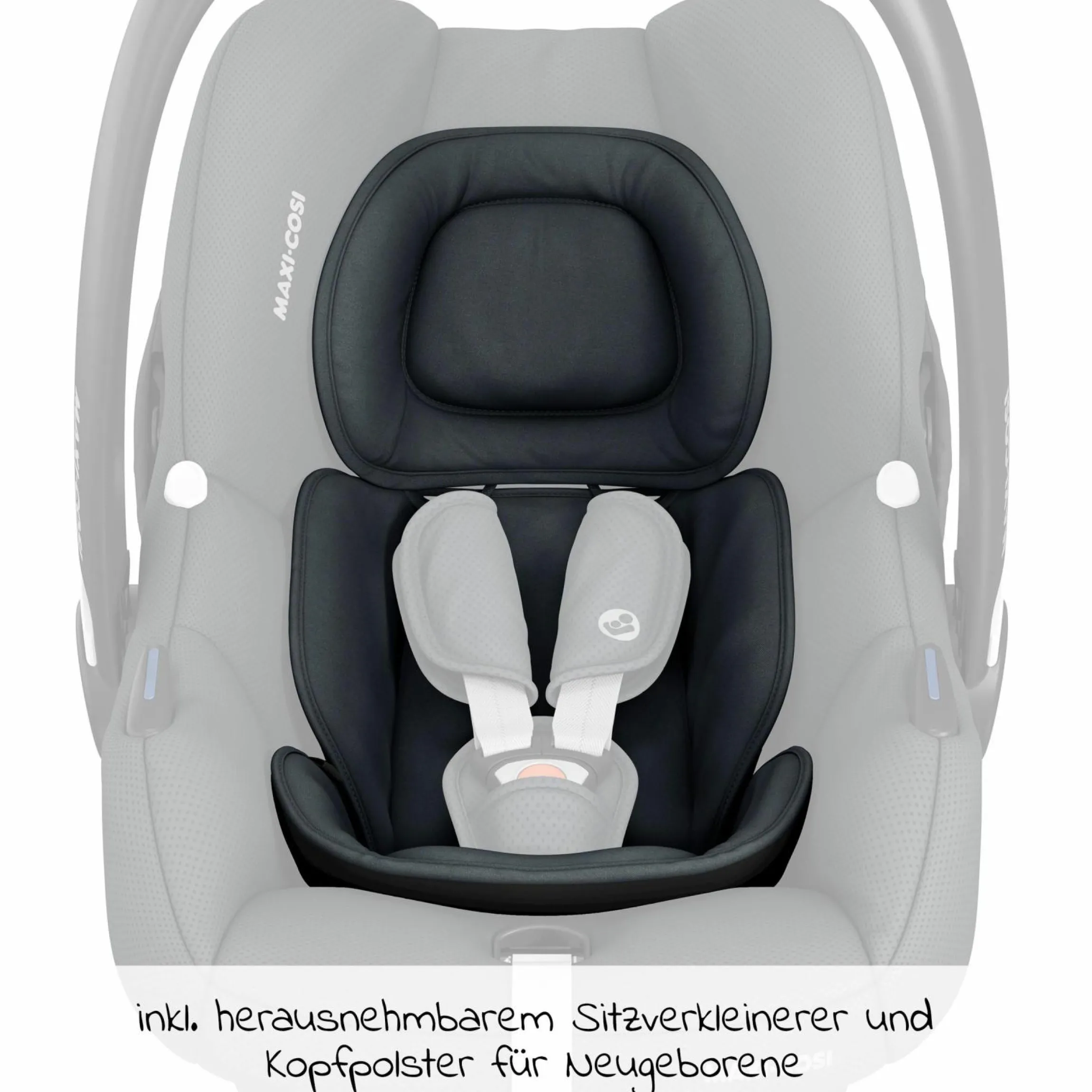 Babyschale CabrioFix i-Size ab Geburt-12 Monate (40-75 cm) inkl. Einschlagdecke & Schnullerbox - Essential Graphite - Kollektion 2025