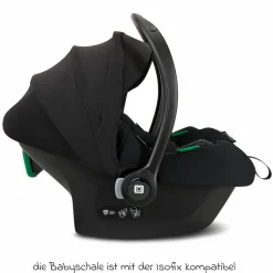 Babyschale Cosmo R129 i-Size by Avionaut ab Geburt - 13 kg (40 cm -75 cm) - Black - Kollektion 2024