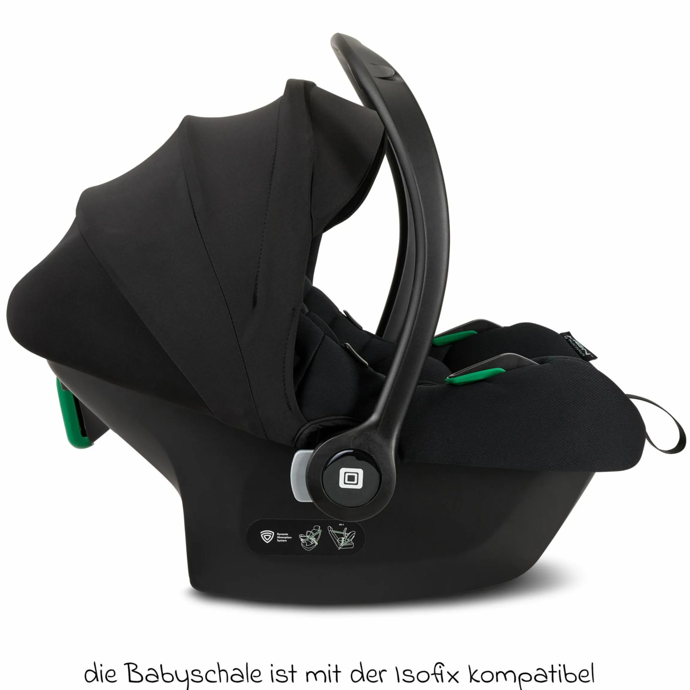 Babyschale Cosmo R129 i-Size by Avionaut ab Geburt - 13 kg (40 cm -75 cm) - Black - Kollektion 2024