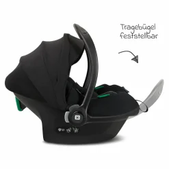 Babyschale Cosmo R129 i-Size by Avionaut ab Geburt - 13 kg (40 cm -75 cm) - Black - Kollektion 2024