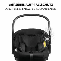 Babyschale Drive N Care i-Size ab Geburt bis 13 kg (40 - 87 cm) - Black