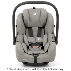 Babyschale i-Gemm 3 i-Size ab Geburt-13 kg (40 cm-85 cm) inkl. Sitzverkleinerer - Pebble