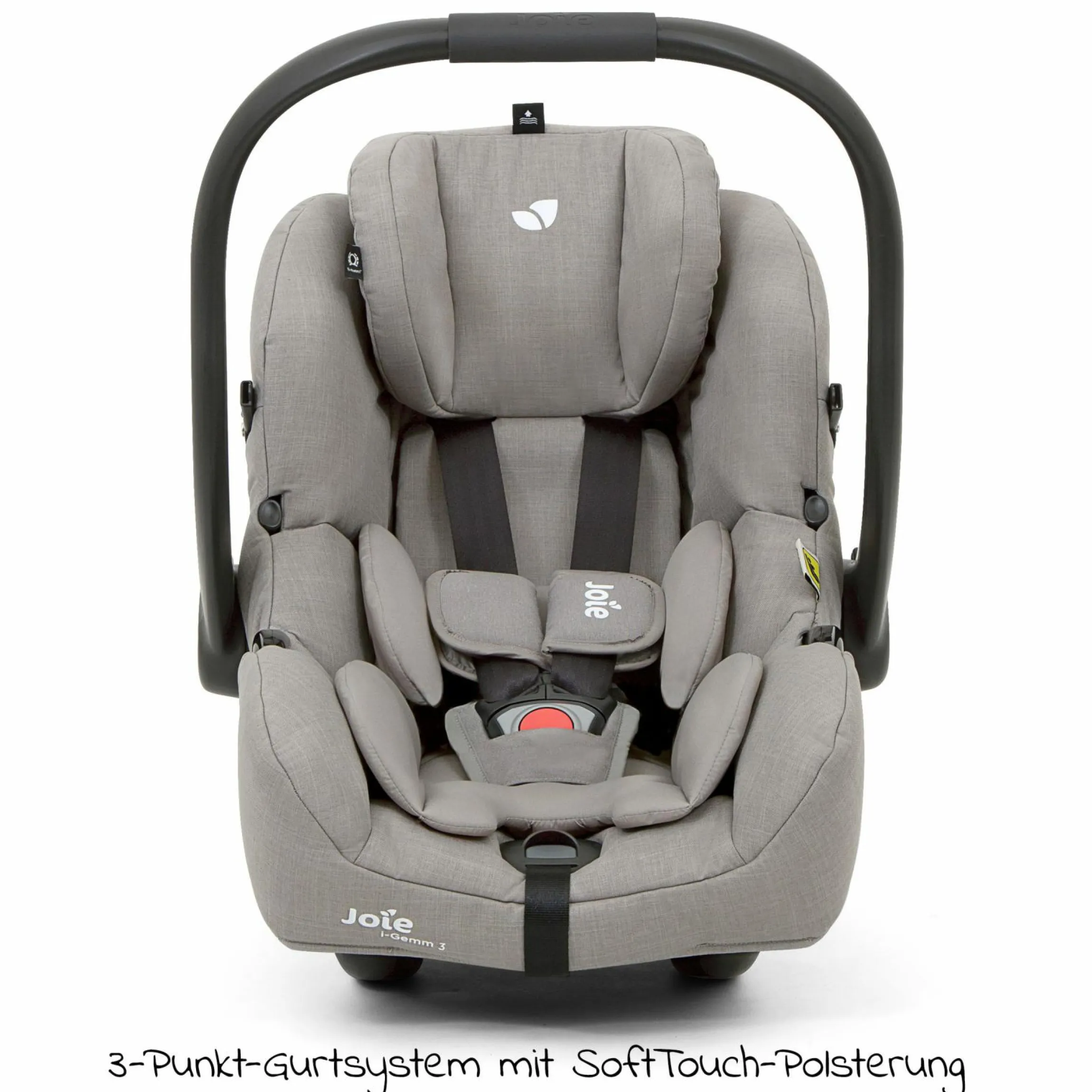 Babyschale i-Gemm 3 i-Size ab Geburt-13 kg (40 cm-85 cm) inkl. Sitzverkleinerer - Pebble