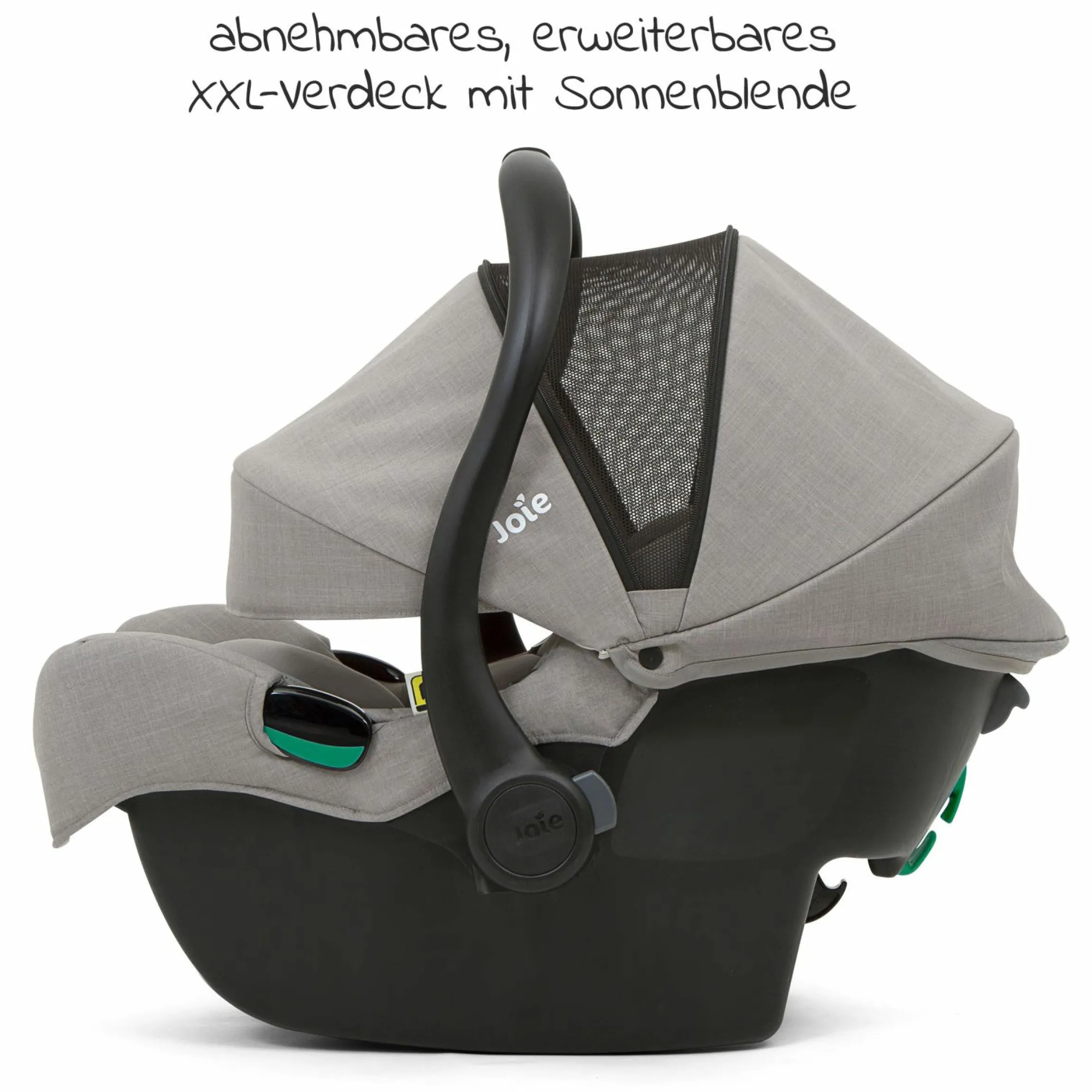 Babyschale i-Gemm 3 i-Size ab Geburt-13 kg (40 cm-85 cm) inkl. Sitzverkleinerer - Pebble
