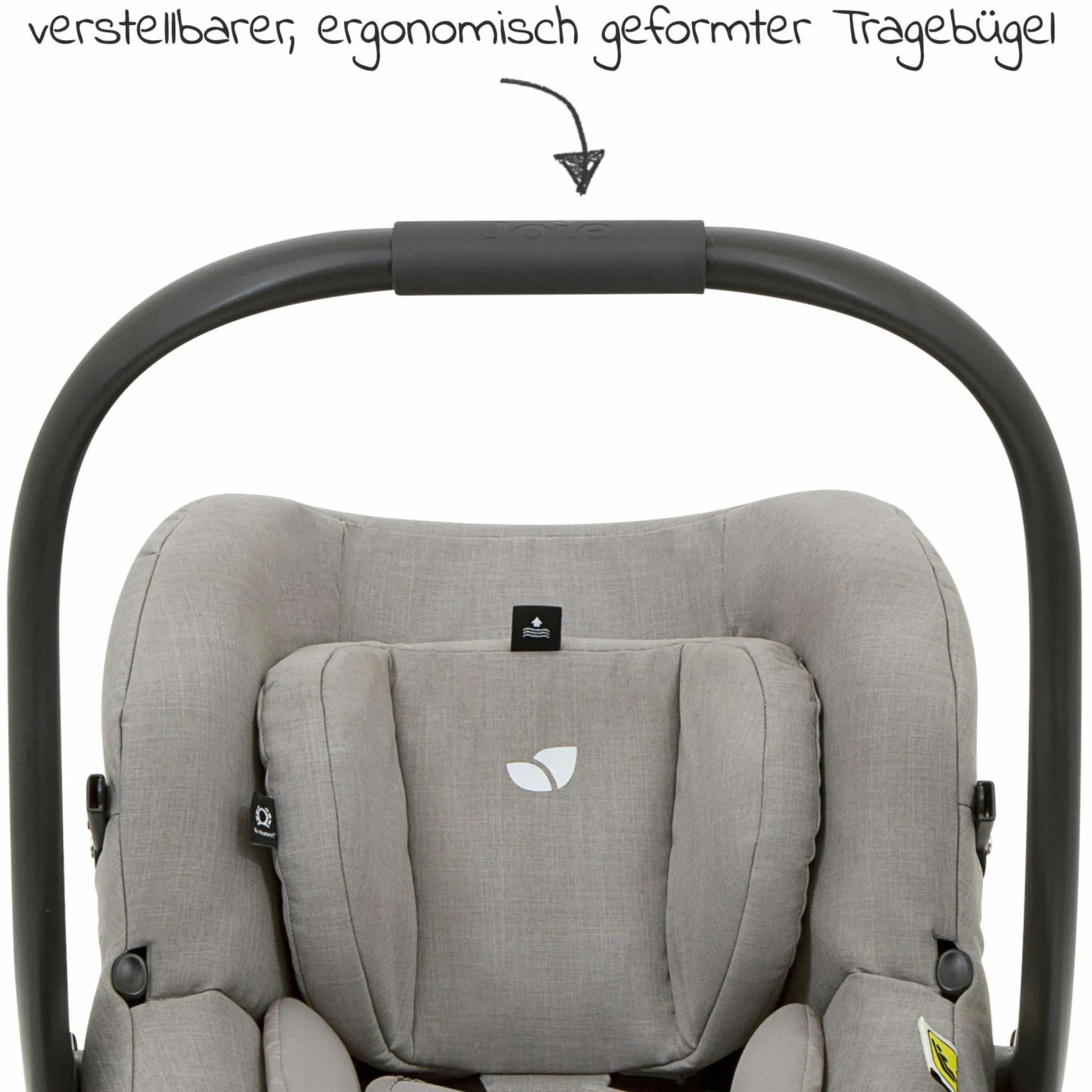 Babyschale i-Gemm 3 i-Size ab Geburt-13 kg (40 cm-85 cm) inkl. Sitzverkleinerer - Pebble