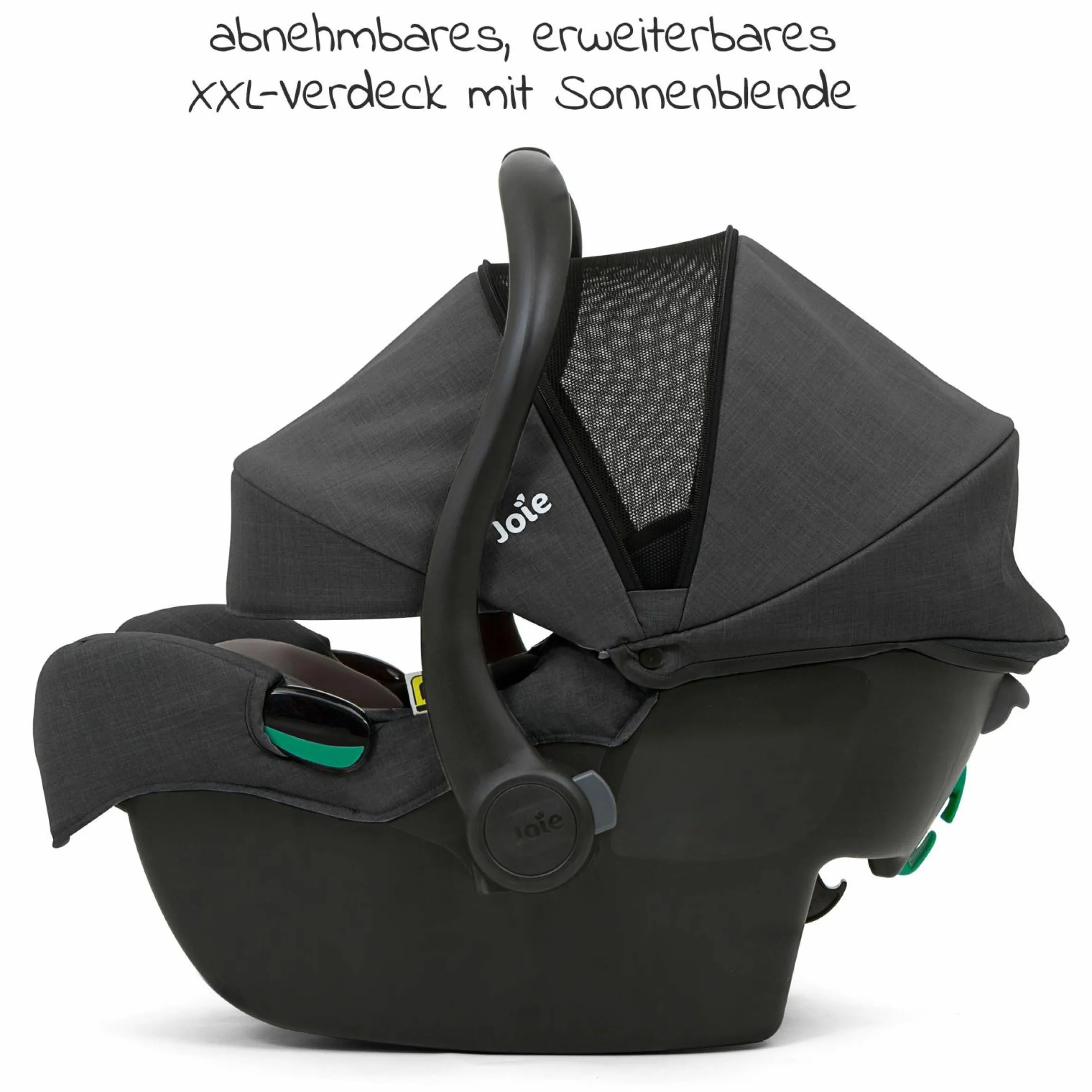Babyschale i-Gemm 3 i-Size ab Geburt-13 kg (40 cm-85 cm) inkl. Sitzverkleinerer - Shale