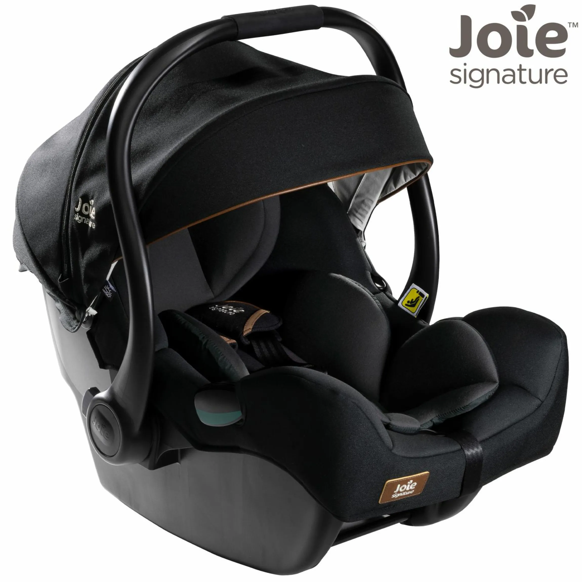 Babyschale i-Jemini i-Size ab Geburt - 13 kg (40 cm - 85 cm) inkl. Sitzverkleinerer & Sonnenverdeck - Signature - Eclipse