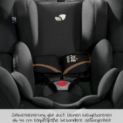 Babyschale i-Jemini i-Size ab Geburt - 13 kg (40 cm - 85 cm) inkl. Sitzverkleinerer & Sonnenverdeck - Signature - Eclipse