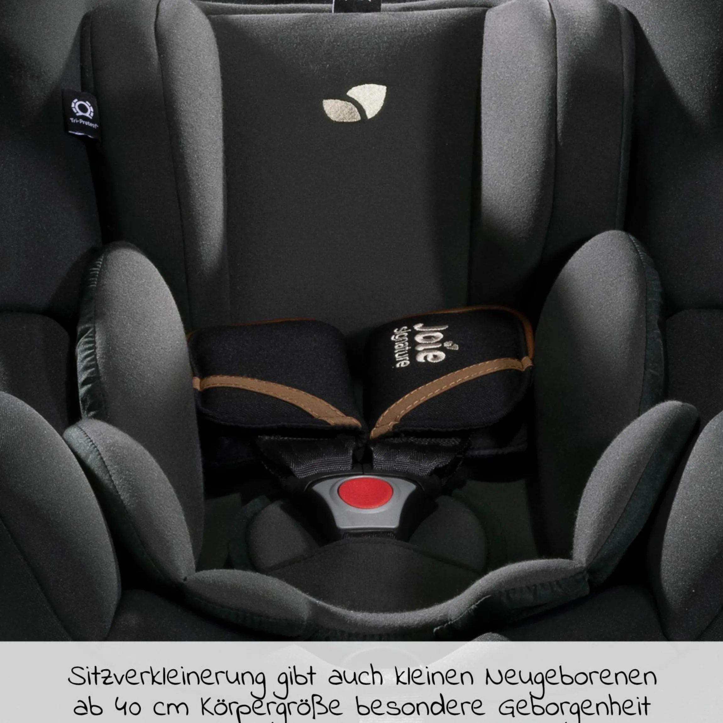 Babyschale i-Jemini i-Size ab Geburt - 13 kg (40 cm - 85 cm) inkl. Sitzverkleinerer & Sonnenverdeck - Signature - Eclipse