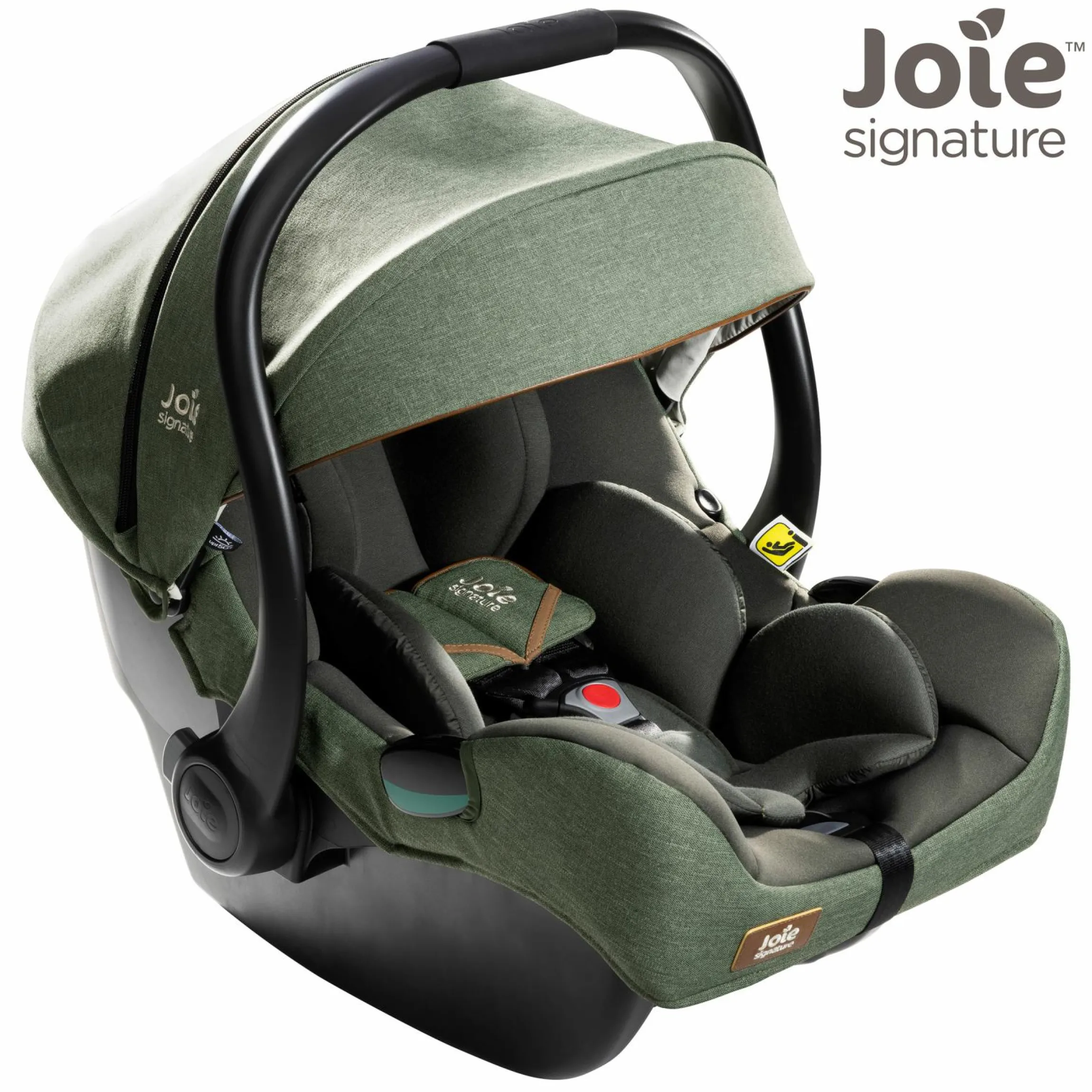 Babyschale i-Jemini i-Size ab Geburt - 13 kg (40 cm - 85 cm) inkl. Sitzverkleinerer & Sonnenverdeck - Signature - Pine