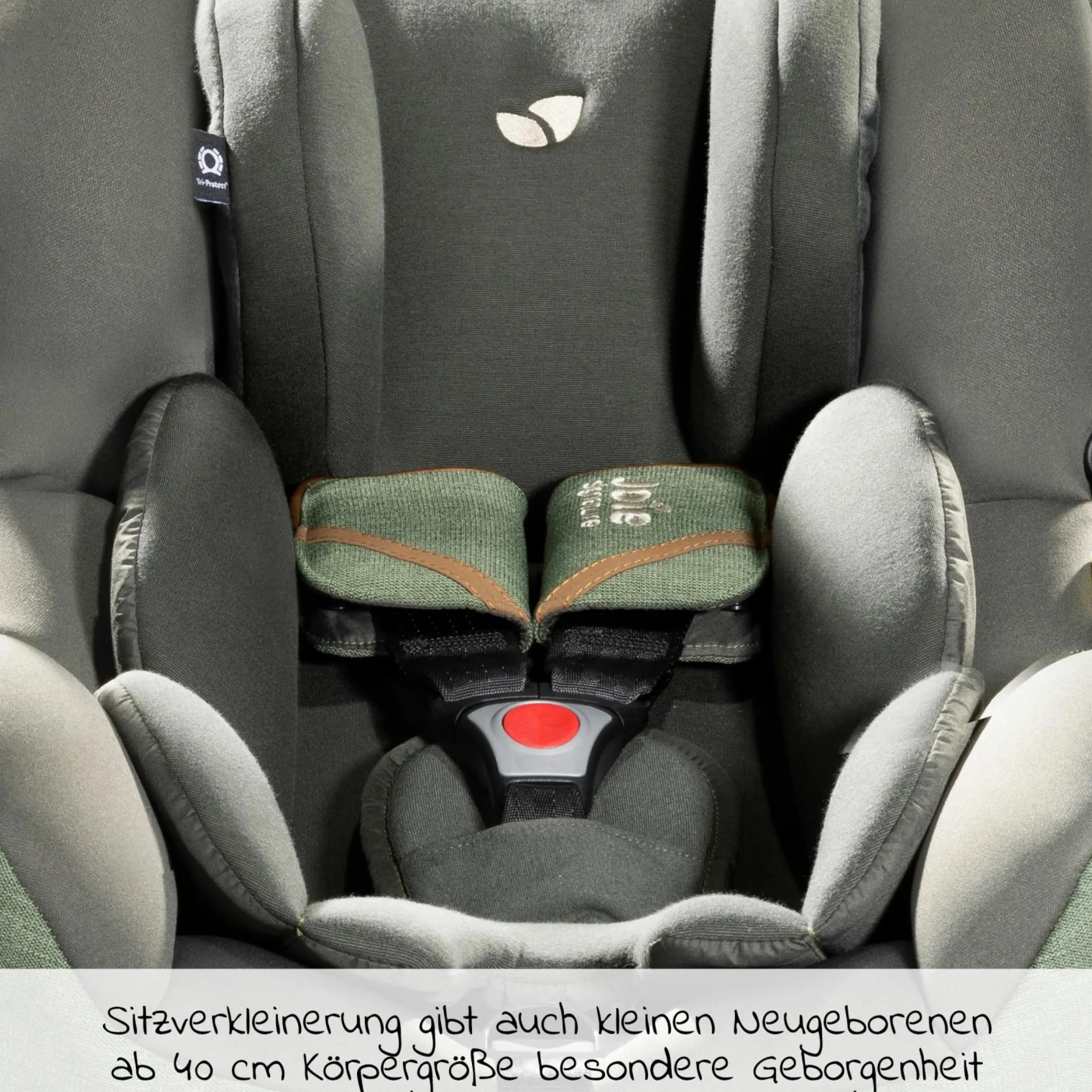 Babyschale i-Jemini i-Size ab Geburt - 13 kg (40 cm - 85 cm) inkl. Sitzverkleinerer & Sonnenverdeck - Signature - Pine