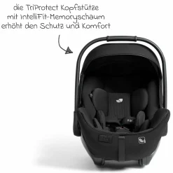 Babyschale I-Level Pro i-Size ab Geburt - 13 kg (40 cm -87 cm) mit Liegefunktuion, Sitzverkleinerer & Sonnenverdeck - Signature - Eclipse