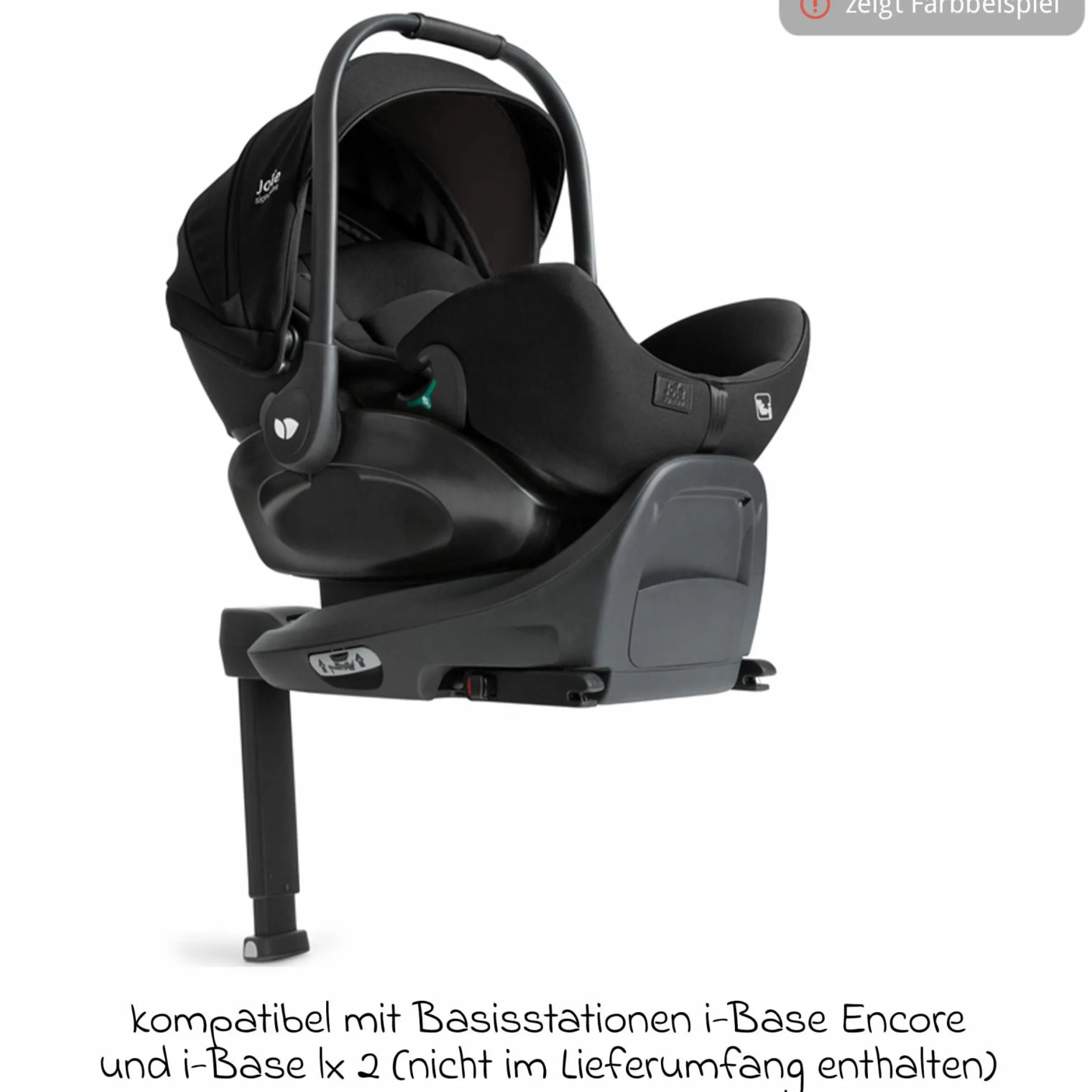 Babyschale I-Level Pro i-Size ab Geburt - 13 kg (40 cm -87 cm) mit Liegefunktuion, Sitzverkleinerer & Sonnenverdeck - Signature - Ebony