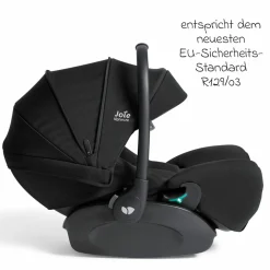 Babyschale I-Level Pro i-Size mit Isofix-Basisstation ab Geburt - 13 kg (40 cm -87 cm) mit Liegefunktuion, Sitzverkleinerer, Sonnenverdeck & Polsterschutz - Signature - Eclipse