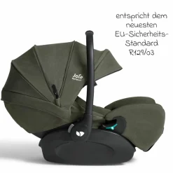 Babyschale I-Level Pro i-Size ab Geburt - 13 kg (40 cm -87 cm) mit Liegefunktuion, Sitzverkleinerer & Sonnenverdeck - Signature - Evergreen