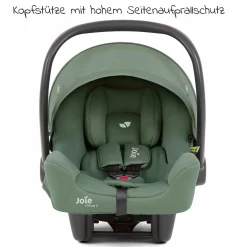 Babyschale i-Snug 2 i-Size ab Geburt-13 kg (40 cm-75 cm) inkl. Sitzverkleinerer nur 3,35 kg + Einschlagdecke Pusteblume - Laurel - Kollektion 2025