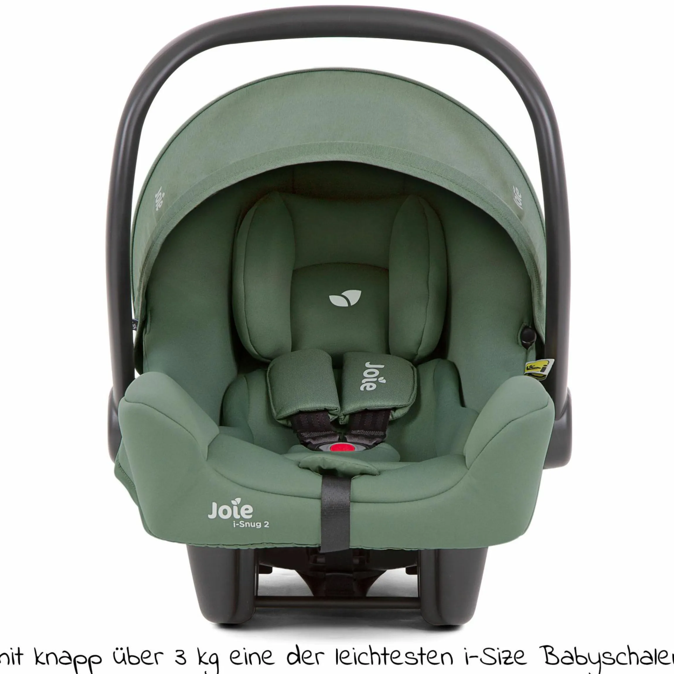 Babyschale i-Snug 2 i-Size ab Geburt-13 kg (40 cm-75 cm) inkl. Sitzverkleinerer nur 3,35 kg + Einschlagdecke Pusteblume - Laurel - Kollektion 2025