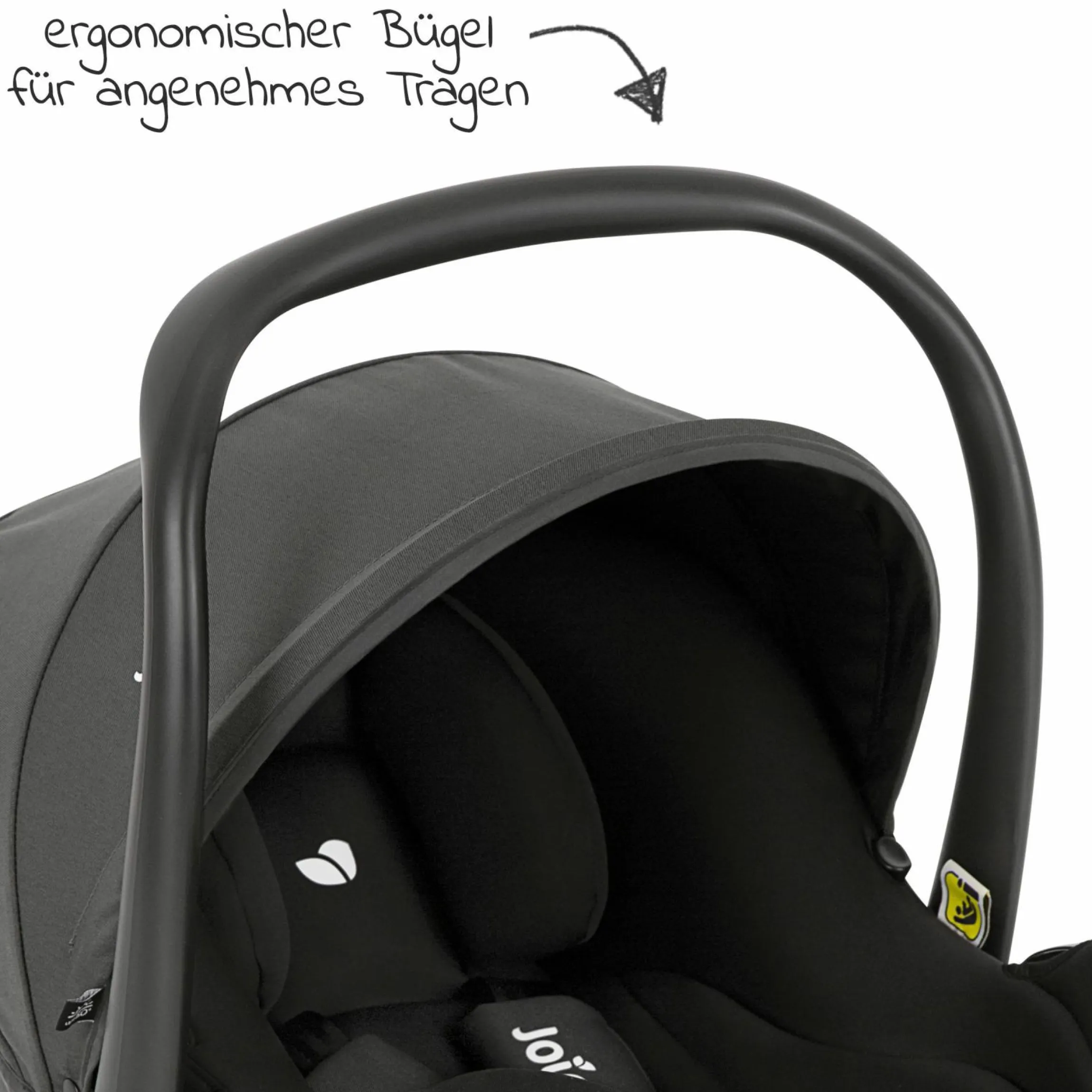 Babyschale i-Snug 2 i-Size ab Geburt-13 kg (40 cm-75 cm) inkl. Sitzverkleinerer nur 3,35 kg + Einschlagdecke Pusteblume - Shale - Kollektion 2025