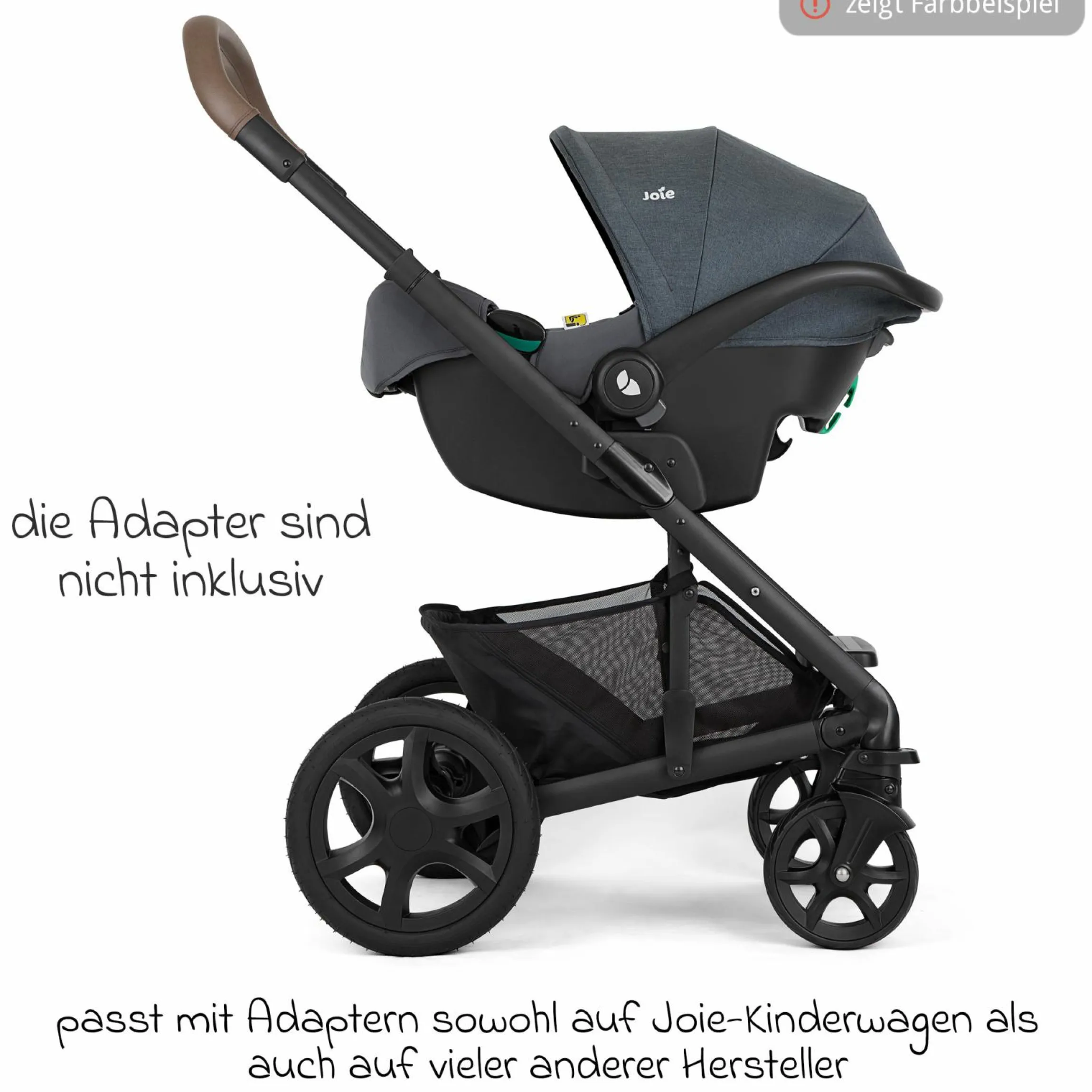 Babyschale i-Snug 2 i-Size ab Geburt-13 kg (40 cm-75 cm) inkl. Sitzverkleinerer nur 3,35 kg - Cycle Collection - Shell Gray