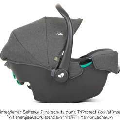 Babyschale i-Snug 2 i-Size ab Geburt-13 kg (40 cm-75 cm) inkl. Sitzverkleinerer nur 3,35 kg - Cycle Collection - Shell Gray
