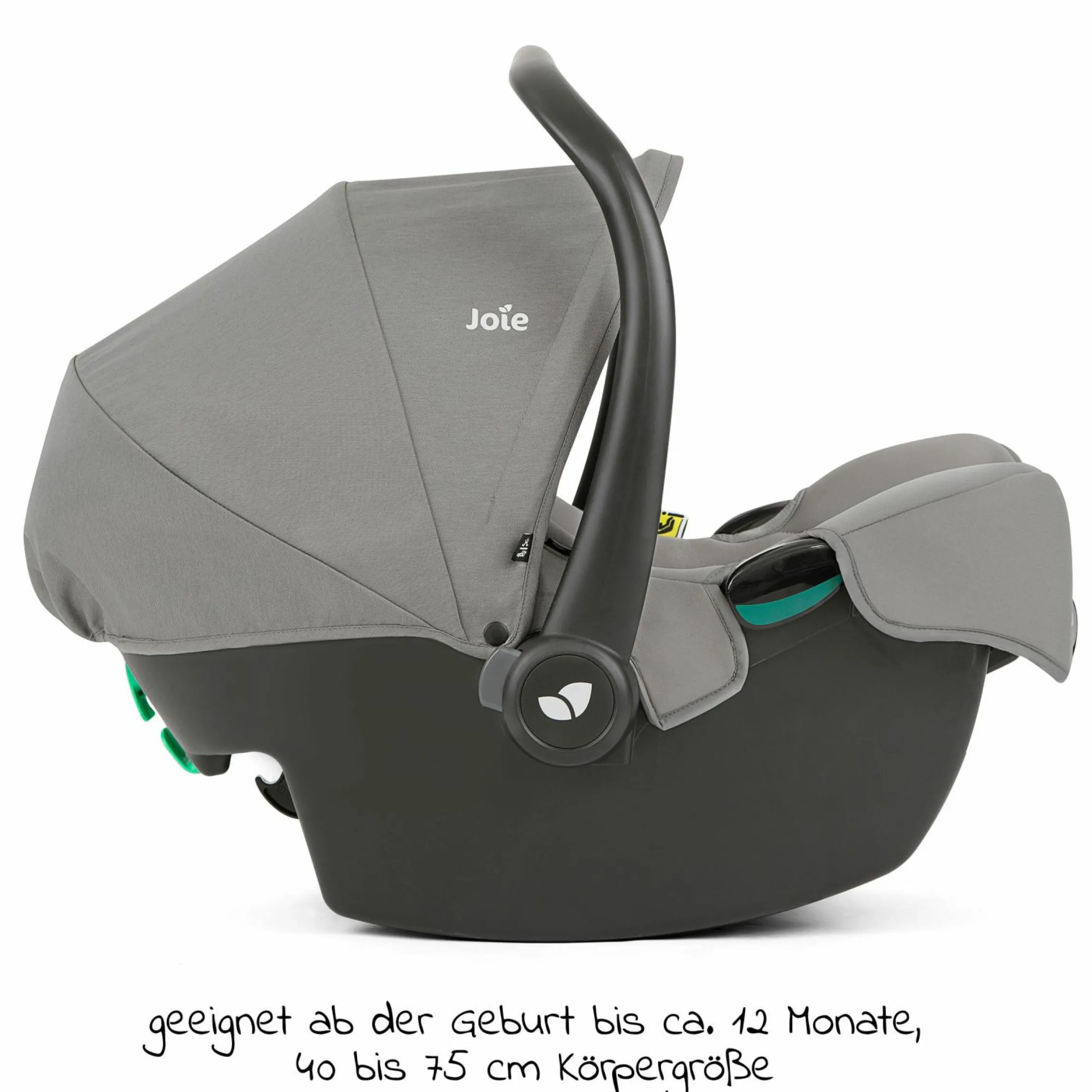 Babyschale i-Snug 2 i-Size ab Geburt-13 kg (40 cm-75 cm) inkl. Sitzverkleinerer nur 3,35 kg - Pebble - Kollektion 2025