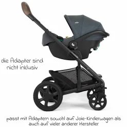 Babyschale i-Snug 2 i-Size ab Geburt-13 kg (40 cm-75 cm) inkl. Sitzverkleinerer nur 3,35 kg - Moonlight - Kollektion 2025