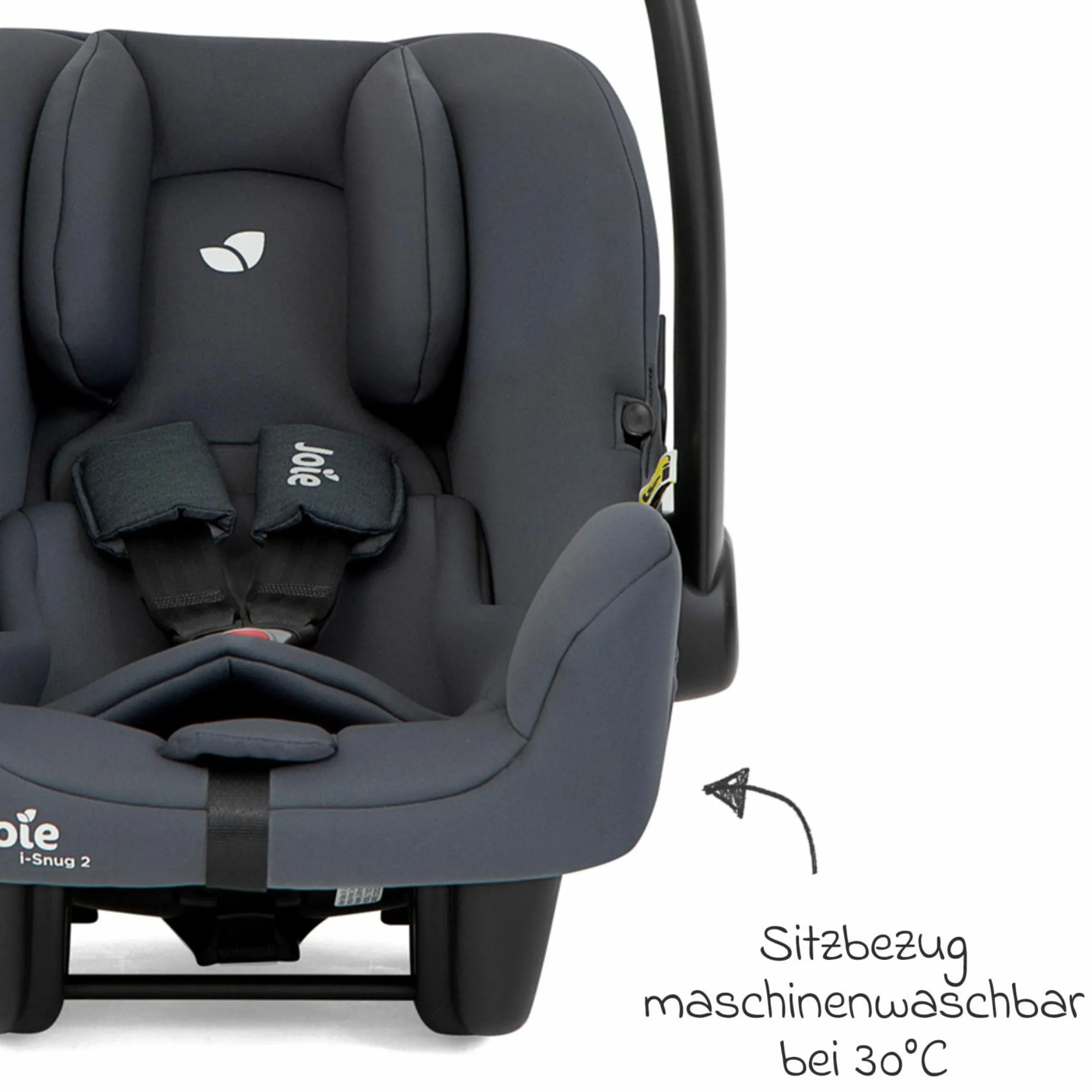 Babyschale i-Snug 2 i-Size ab Geburt-13 kg (40 cm-75 cm) inkl. Sitzverkleinerer nur 3,35 kg - Moonlight - Kollektion 2025