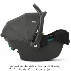 Babyschale i-Snug 2 i-Size ab Geburt-13 kg (40 cm-75 cm) inkl. Sitzverkleinerer nur 3,35 kg - Shale - Kollektion 2025