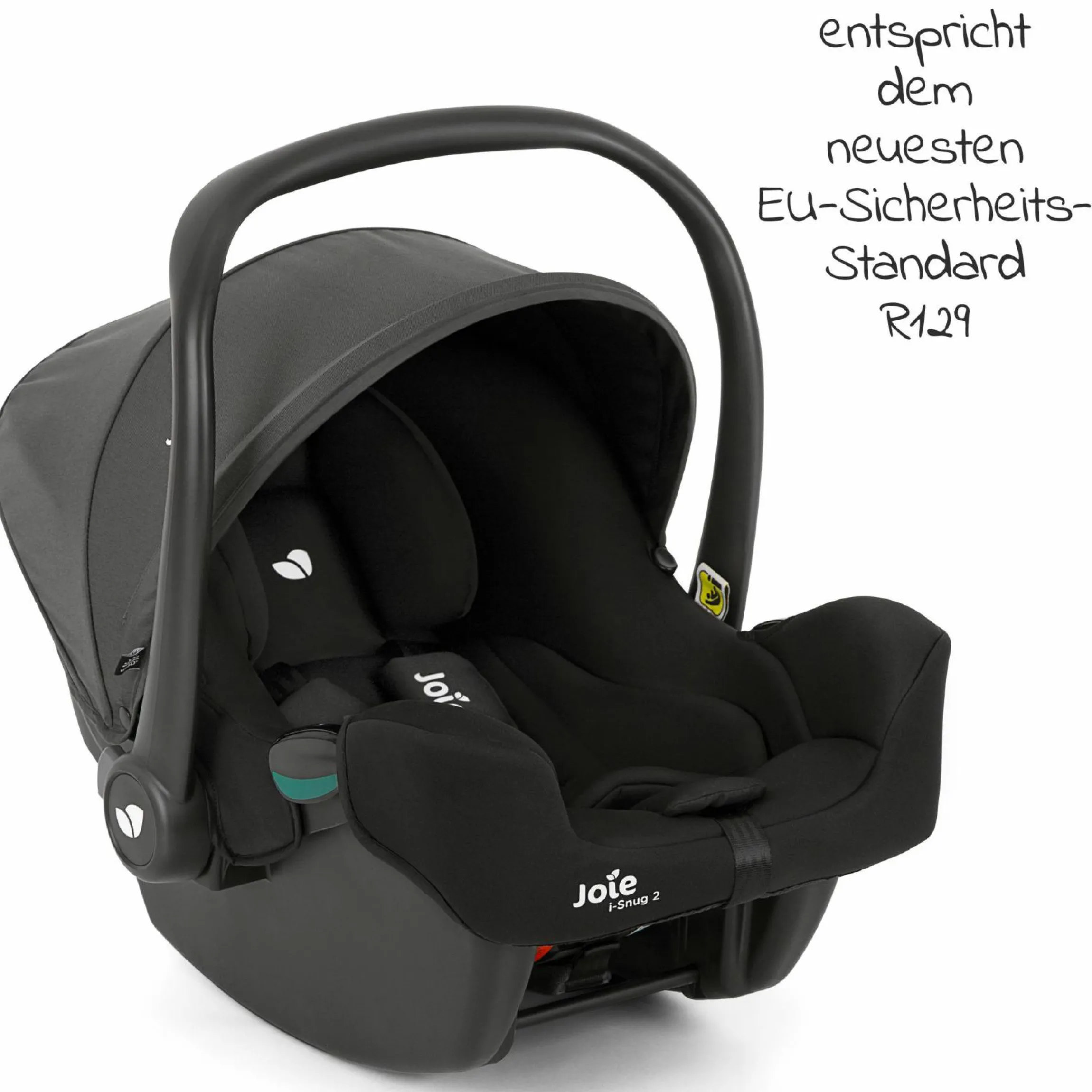 Babyschale i-Snug 2 i-Size ab Geburt-13 kg (40 cm-75 cm) inkl. Sitzverkleinerer nur 3,35 kg - Shale - Kollektion 2025