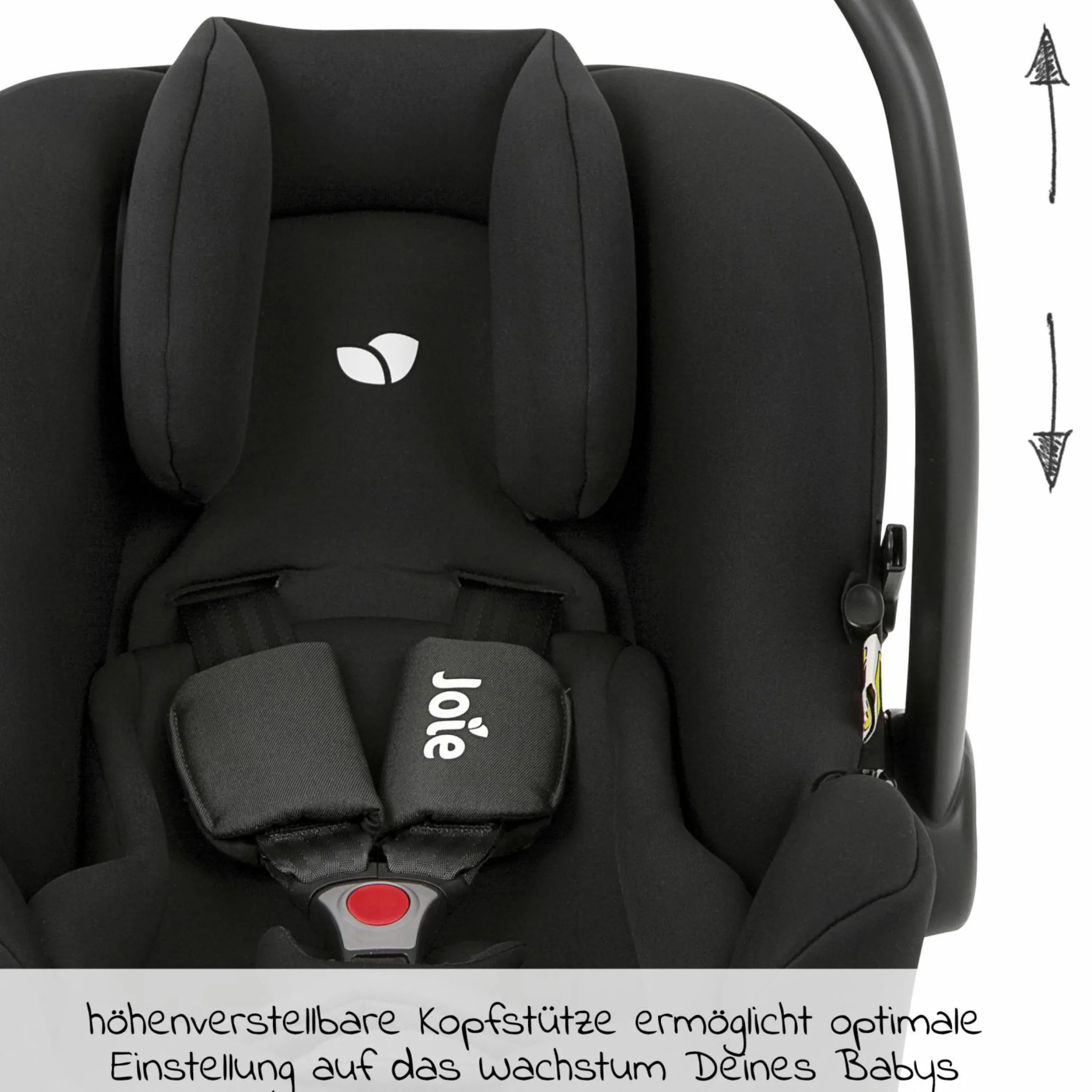 Babyschale i-Snug 2 i-Size ab Geburt-13 kg (40 cm-75 cm) inkl. Sitzverkleinerer nur 3,35 kg - Shale - Kollektion 2025