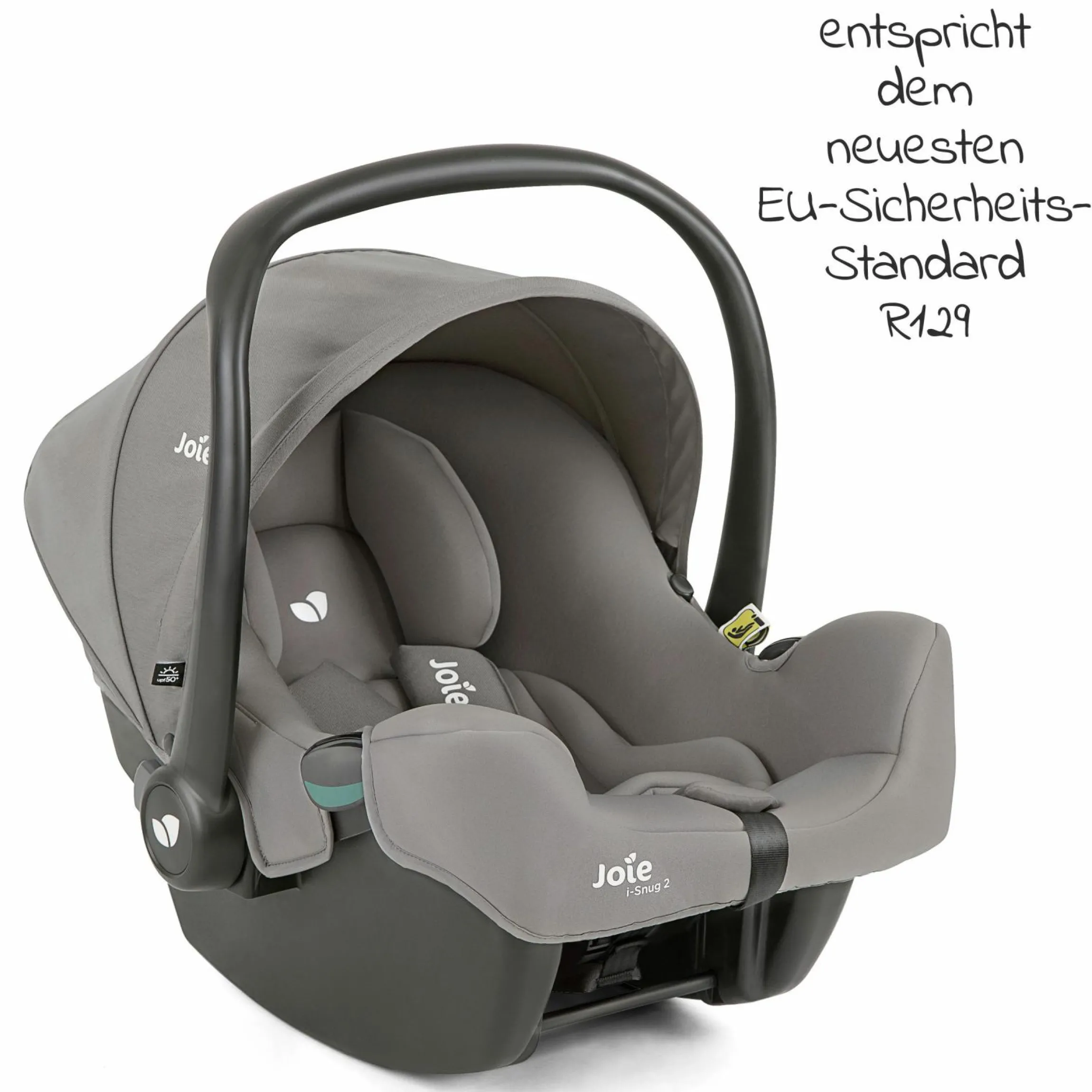 Babyschale i-Snug 2 i-Size ab Geburt-13 kg (40 cm-75 cm) inkl. Sitzverkleinerer nur 3,35 kg + Einschlagdecke Pusteblume - Pebble - Kollektion 2025