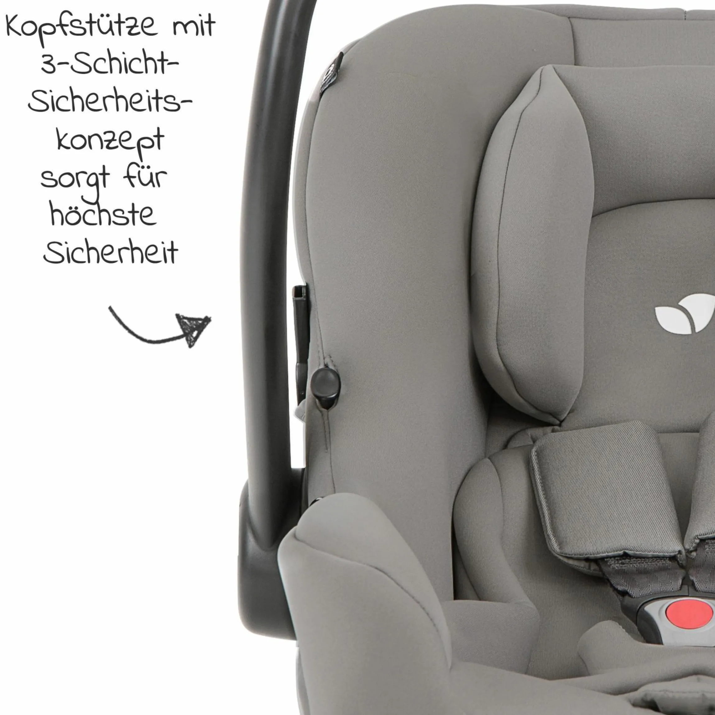 Babyschale i-Snug 2 i-Size ab Geburt-13 kg (40 cm-75 cm) inkl. Sitzverkleinerer nur 3,35 kg + Einschlagdecke Pusteblume - Pebble - Kollektion 2025