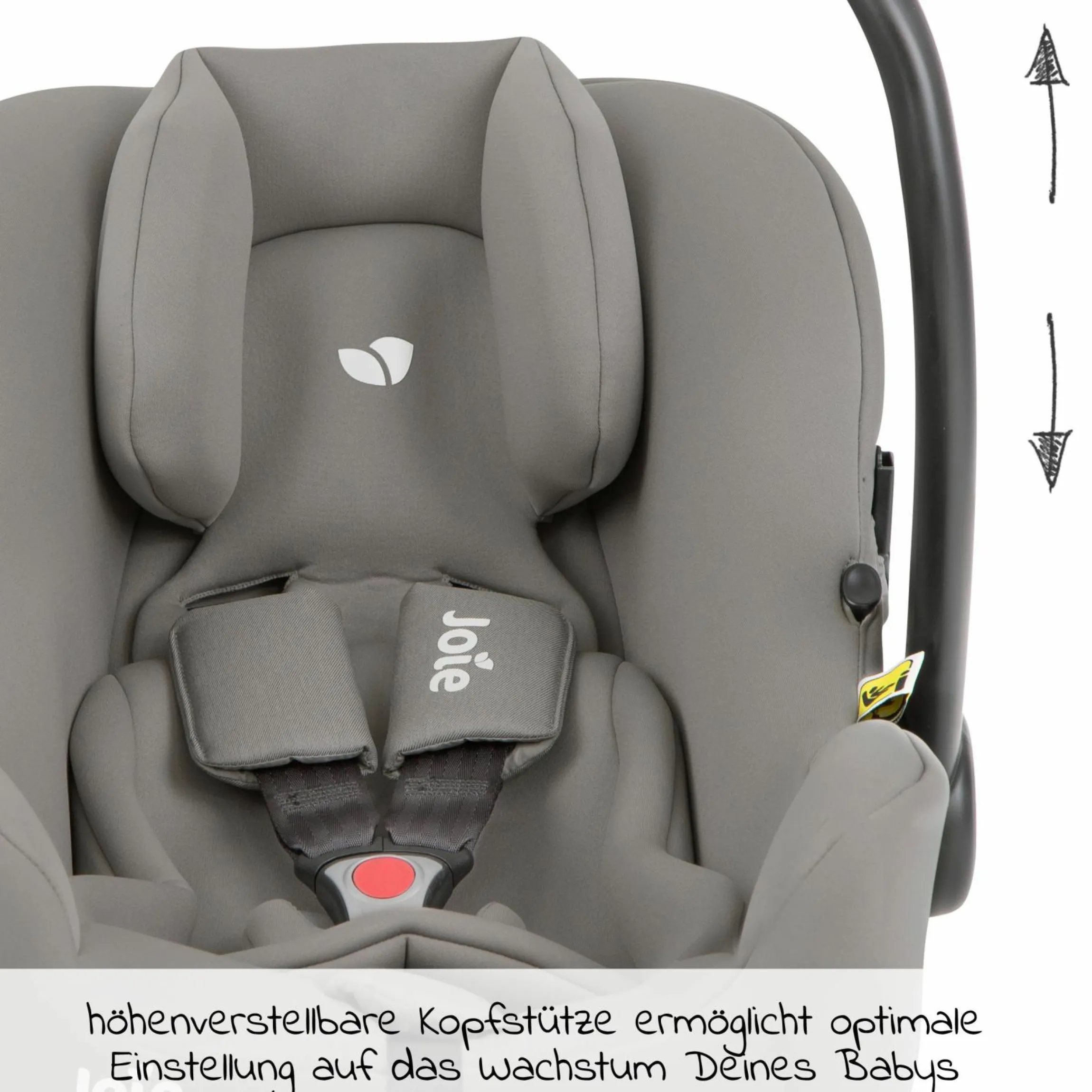 Babyschale i-Snug 2 i-Size ab Geburt-13 kg (40 cm-75 cm) inkl. Sitzverkleinerer nur 3,35 kg + Einschlagdecke Pusteblume - Pebble - Kollektion 2025