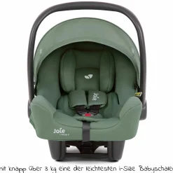 Babyschale i-Snug 2 i-Size ab Geburt-13 kg (40 cm-75 cm) inkl. Sitzverkleinerer nur 3,35 kg - Laurel - Kollektion 2025