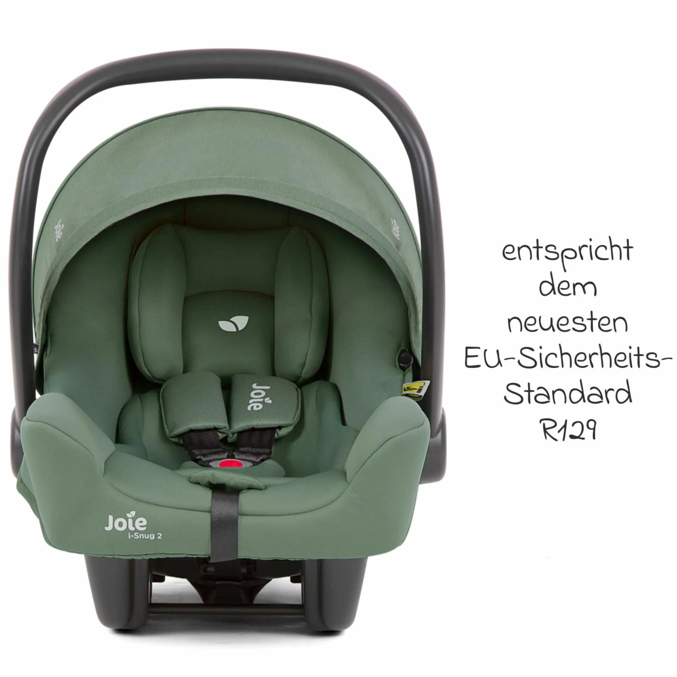Babyschale i-Snug 2 i-Size mit Isofix-Basis ab Geburt-13 kg (40 cm-75 cm) inkl. Sitzverkleinerer nur 3,35 kg inkl. Polsterschutz - Laurel
