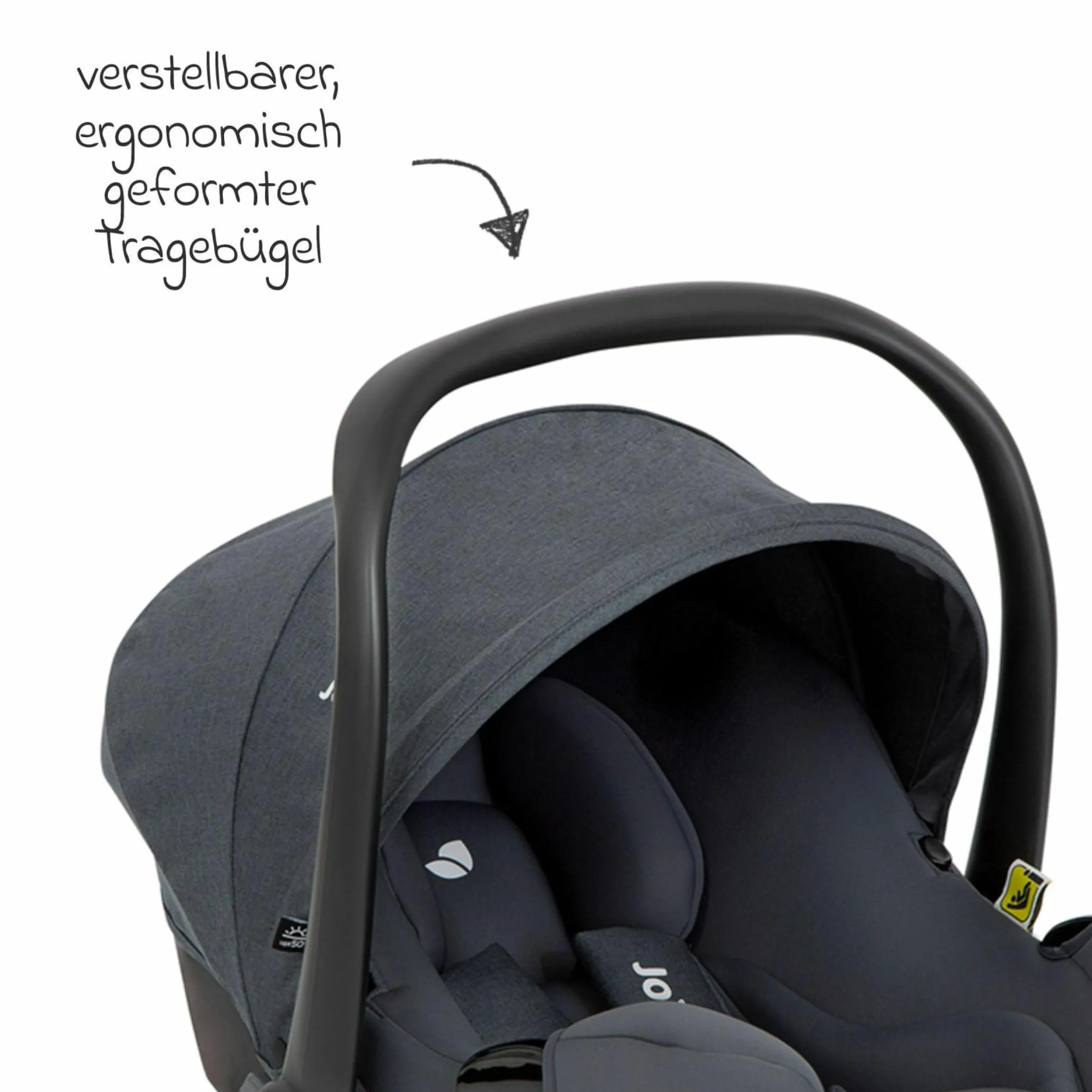 Babyschale i-Snug 2 i-Size mit Isofix-Basis ab Geburt-13 kg (40 cm-75 cm) inkl. Sitzverkleinerer nur 3,35 kg inkl. Polsterschutz - Moonlight