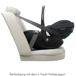 Babyschale Pebble 360 Pro i-Size drehbar ab Geburt - 15 Monate (40 cm - 83 cm ) mit flacher Liegeposition - Essential Graphite - Kollektion 2025
