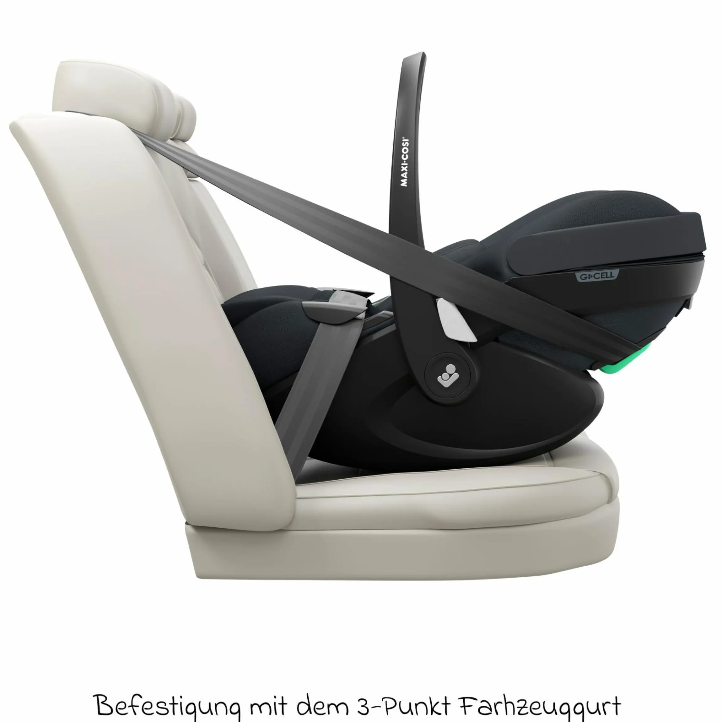Babyschale Pebble 360 Pro i-Size drehbar ab Geburt - 15 Monate (40 cm - 83 cm ) mit flacher Liegeposition - Essential Graphite - Kollektion 2025