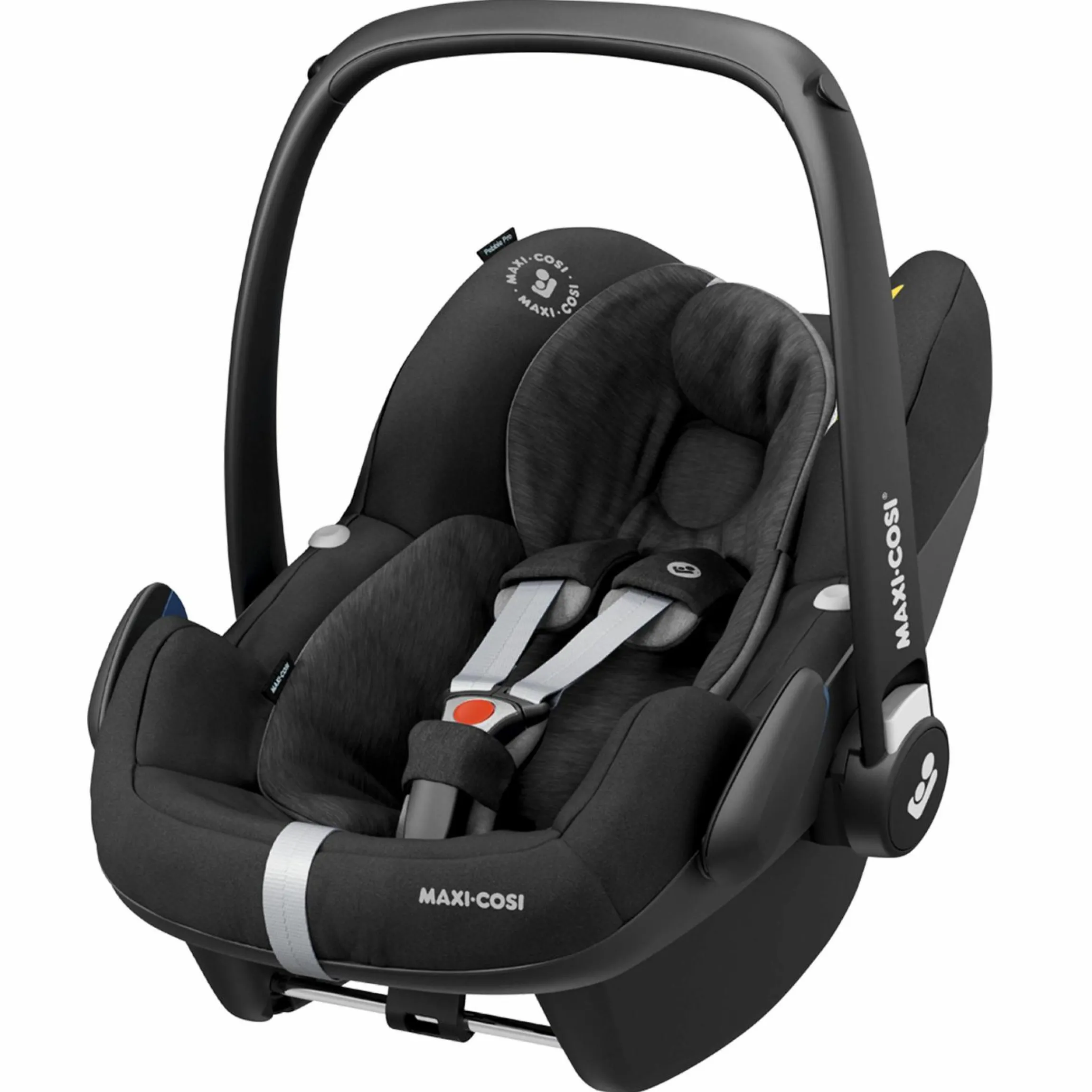 Babyschale Pebble Pro i-Size ab Geburt - 12 Monate (45-75 cm) & Sitzverkleinerer, Sonnenverdeck - Essential Black - Kollektion 2025