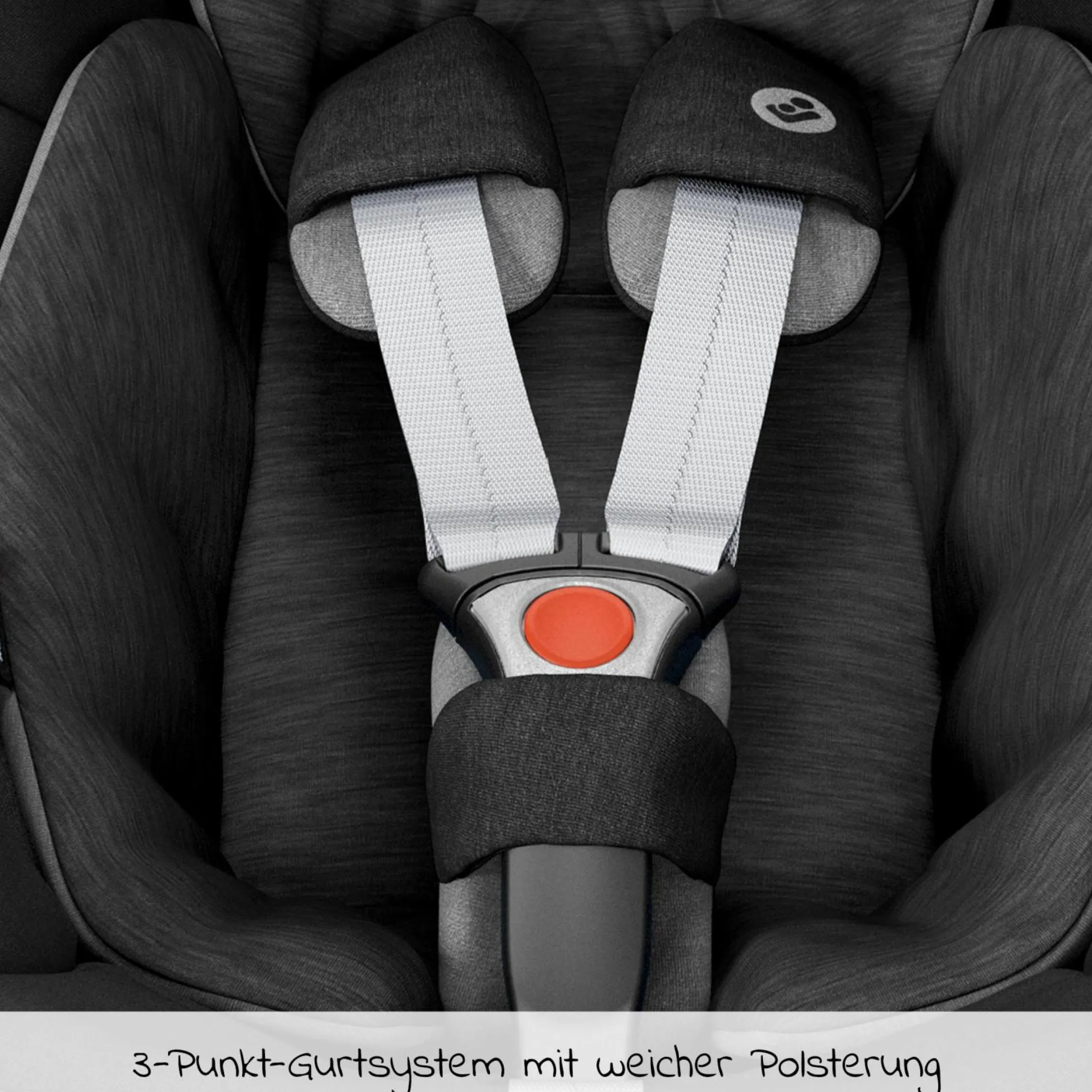 Babyschale Pebble Pro i-Size ab Geburt - 12 Monate (45-75 cm) & Sitzverkleinerer, Sonnenverdeck - Essential Black - Kollektion 2025