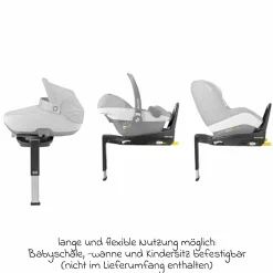 Babyschale Pebble Pro i-Size ab Geburt-12 Monate (45-75 cm) mit FamilyFix 3 i-Size Base - Essential Black - Kollektion 2025