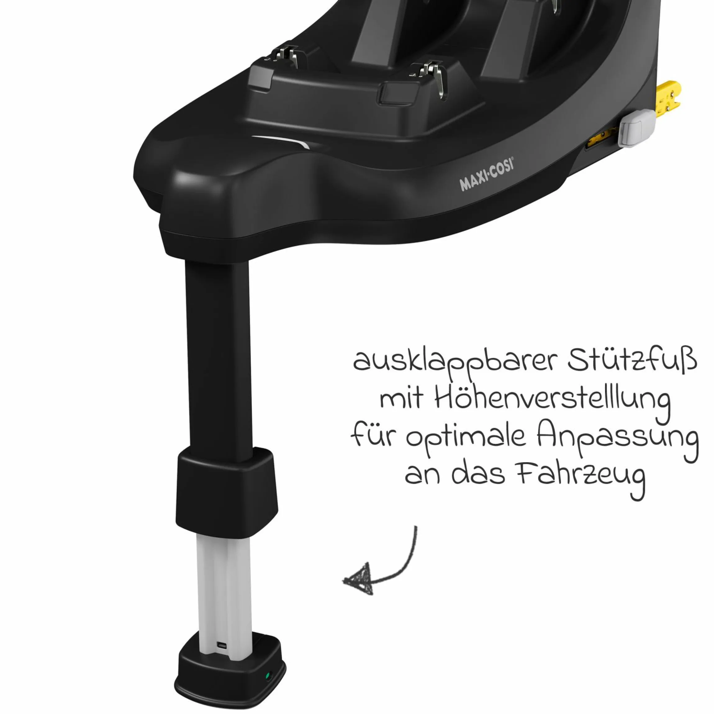Babyschale Pebble S i-Size ab Geburt - 15 Monate (40 cm - 83 cm) nur 3,4 kg leicht inkl. Isofix-Basis FamilyFix S & Rückenlehnenschutz - Tonal Black
