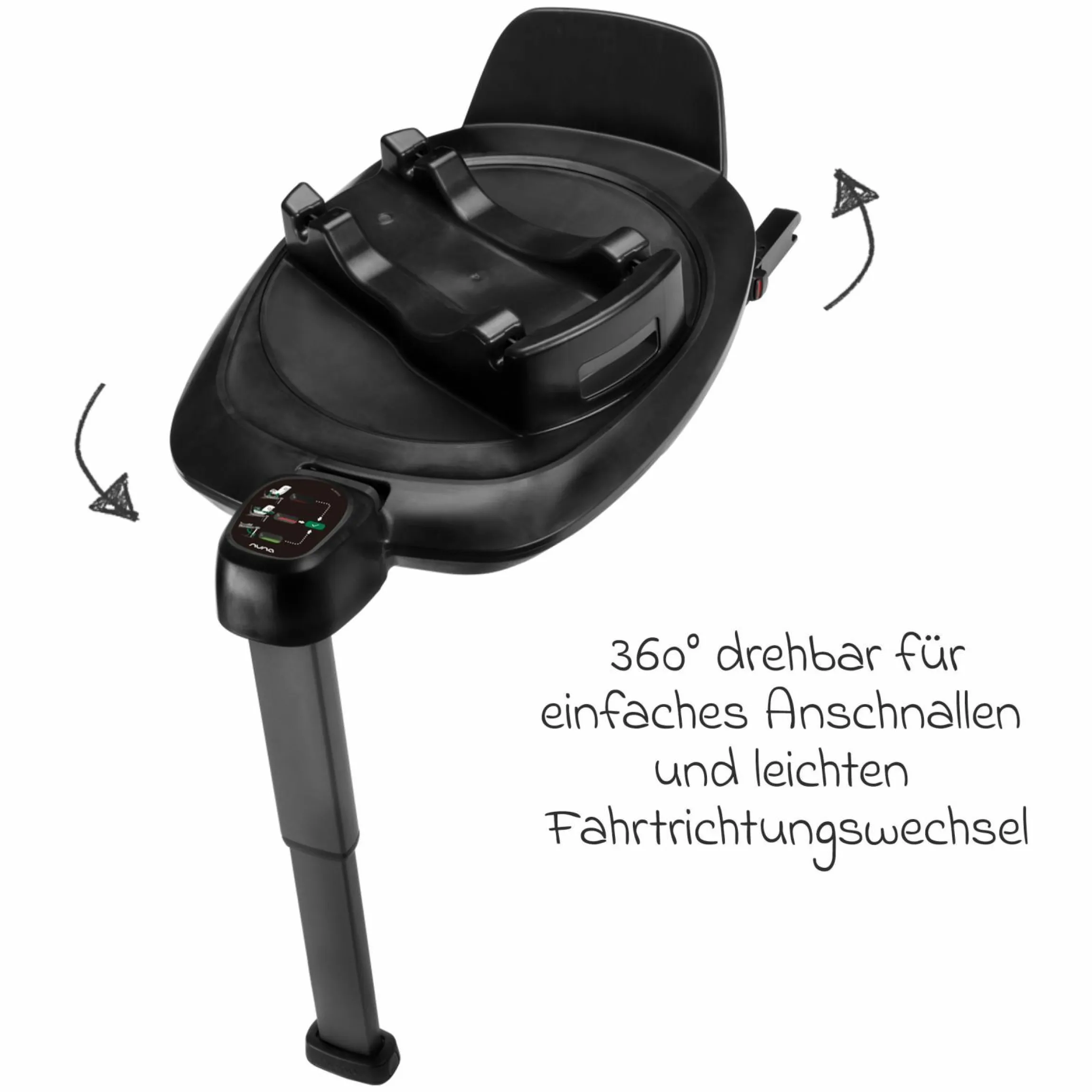 Babyschale PIPA next i-Size inkl. Base next ab Geburt bis 13 kg (40 cm - 83 cm) inkl. Sitzverkleinerer, Sonnenverdeck mit Dream Drape, Polsterschutz nur 2,8 kg - Cedar
