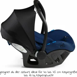 Babyschale Pixel i-Size by Avionaut ab Geburt - 13 kg (45 cm - 86 cm) nur 2,5 kg leicht - Marine