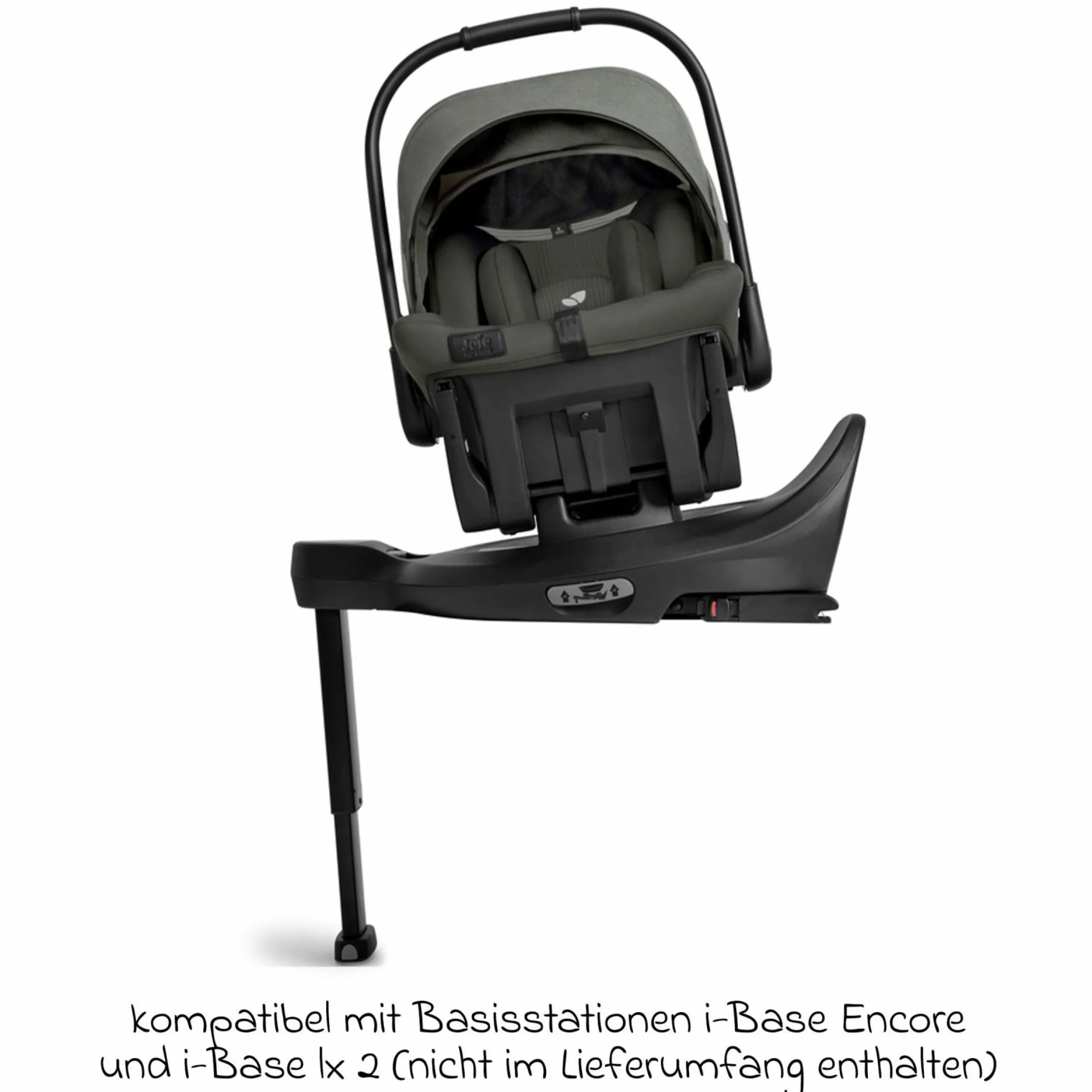 Babyschale Sprint R129 ab Geburt - 13 kg (40 cm -75 cm) inkl. Sitzverkleinerer, Sonnenverdeck & Isofix-Konnektoren - Signature - Evergreen