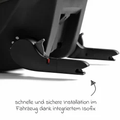 Babyschale Sprint R129 ab Geburt - 13 kg (40 cm -75 cm) inkl. Sitzverkleinerer, Sonnenverdeck & Isofix-Konnektoren - Signature - Evergreen
