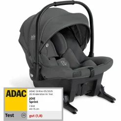 Babyschale Sprint R129 ab Geburt - 13 kg (40 cm -75 cm) inkl. Sitzverkleinerer, Sonnenverdeck & Isofix-Konnektoren - Signature - Ebony