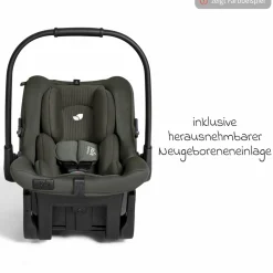 Babyschale Sprint R129 ab Geburt - 13 kg (40 cm -75 cm) inkl. Sitzverkleinerer, Sonnenverdeck & Isofix-Konnektoren - Signature - Ebony