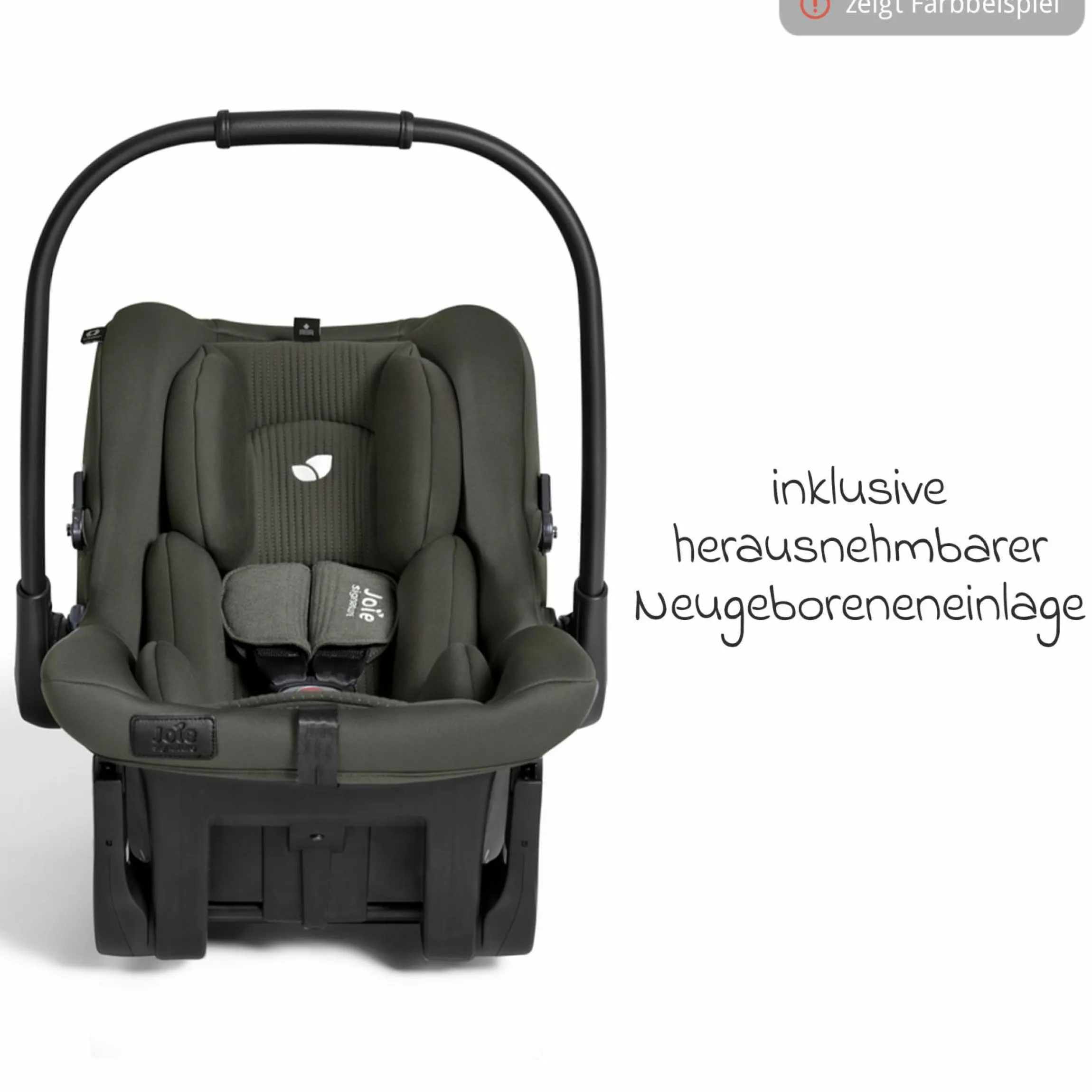 Babyschale Sprint R129 ab Geburt - 13 kg (40 cm -75 cm) inkl. Sitzverkleinerer, Sonnenverdeck & Isofix-Konnektoren - Signature - Eclipse